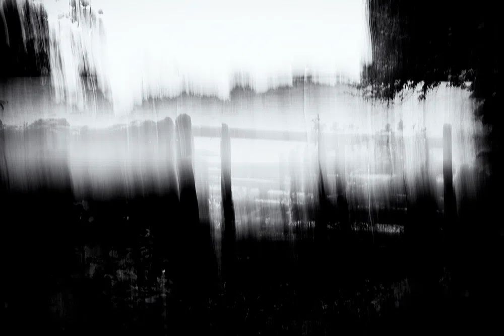 Abstract blurry monotone background. Original. poster — photography art