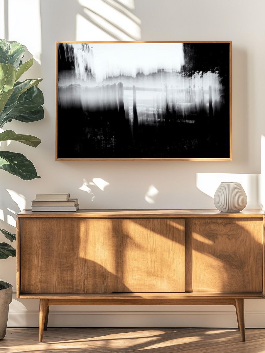 Abstract blurry monotone background. Original. — room view 3