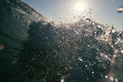 Ocean Wave Splash Photography Poster.