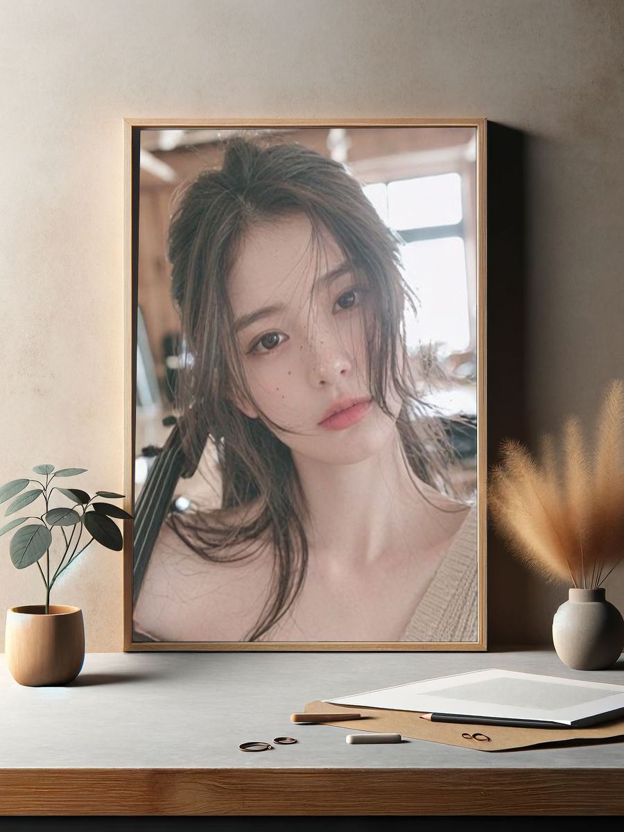 Soft Portrait Photography Poster. — room view 2