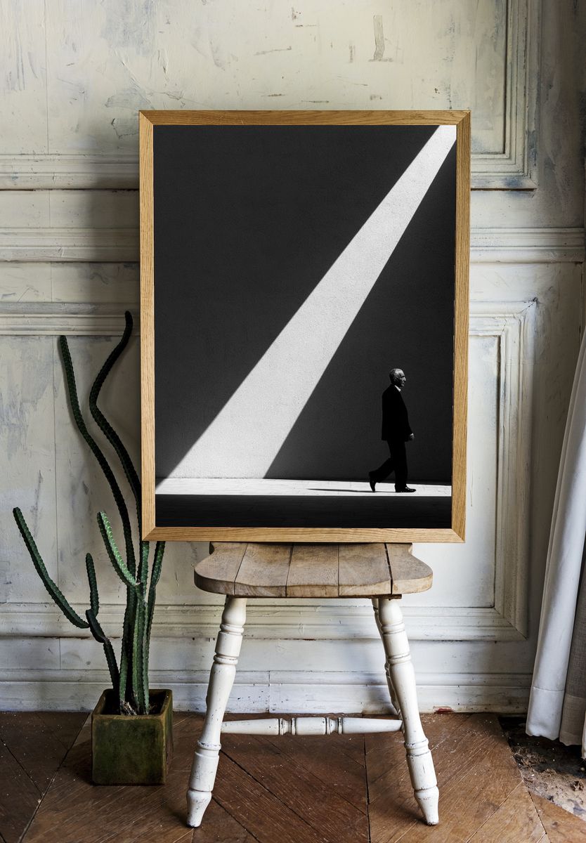 Solitary Figure in Light Poster. — room view 1