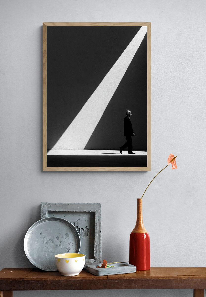 Solitary Figure in Light Poster. — room view 3