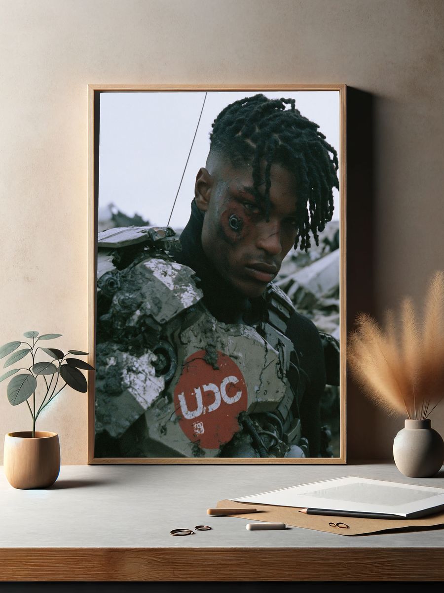 Cyborg Portrait Photography Poster. — room view 2
