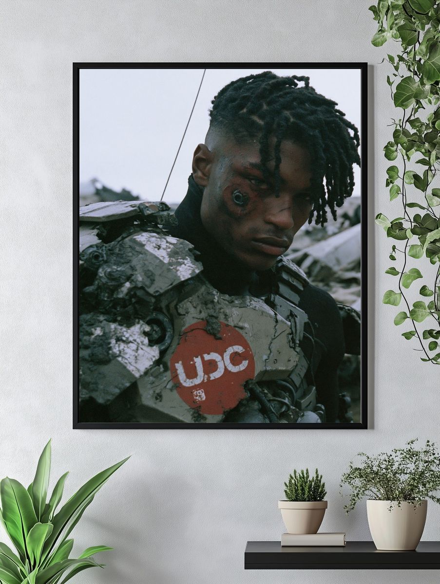 Cyborg Portrait Photography Poster. — room view 4