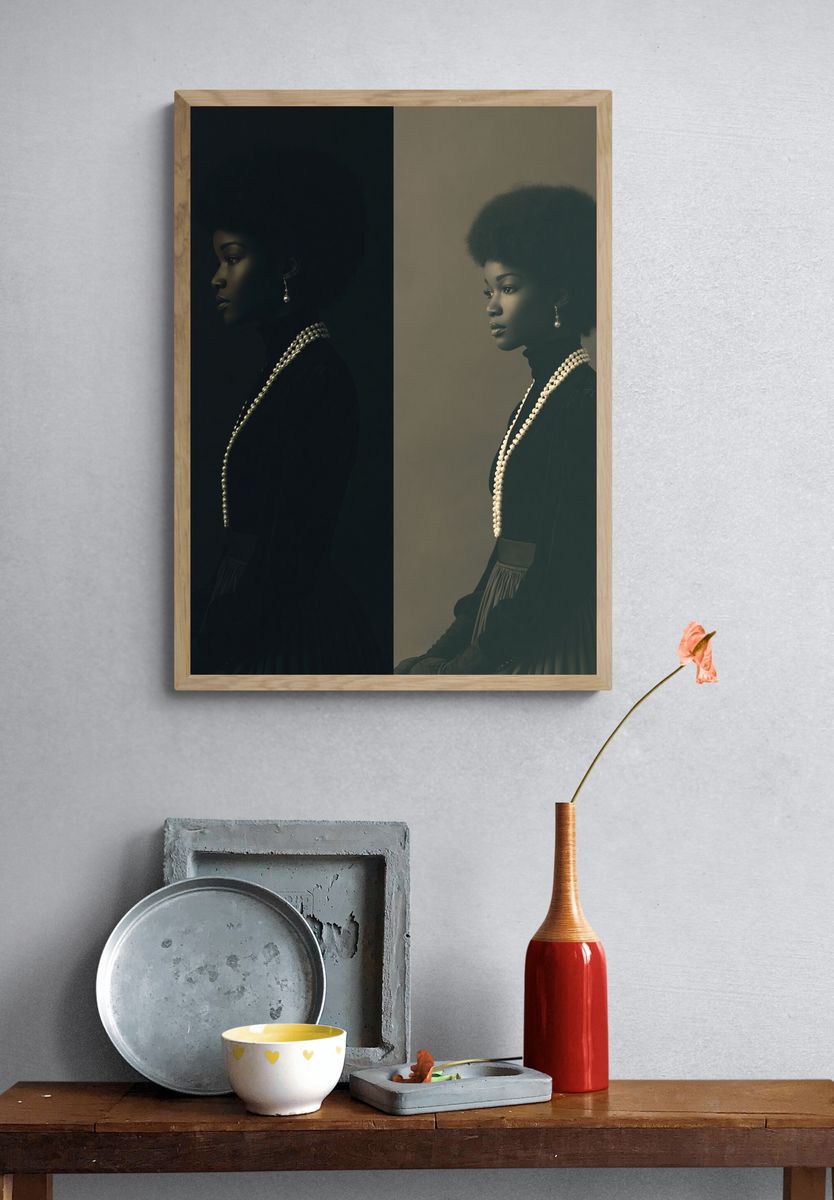Elegant Portrait Photography Poster. — room view 3