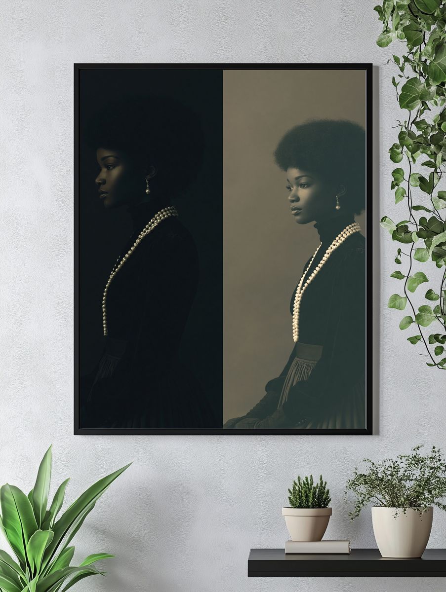 Elegant Portrait Photography Poster. — room view 4