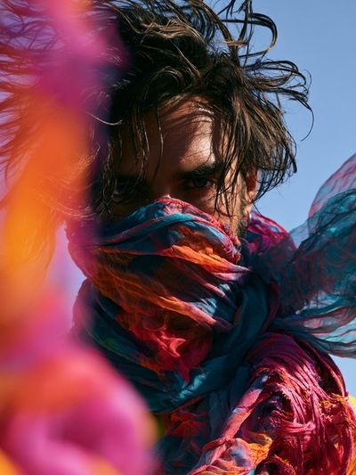 Colorful Portrait Photography Poster.