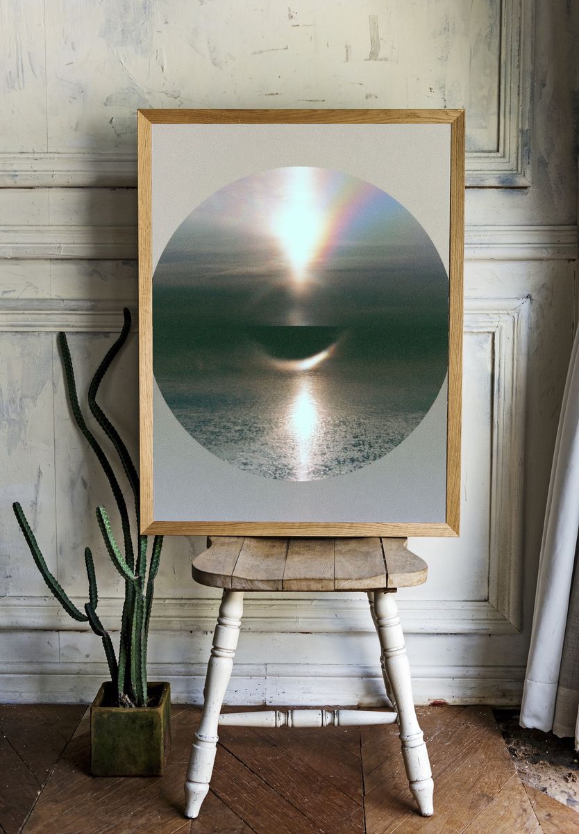 Eclipse Horizon Photography Poster. — room view 1