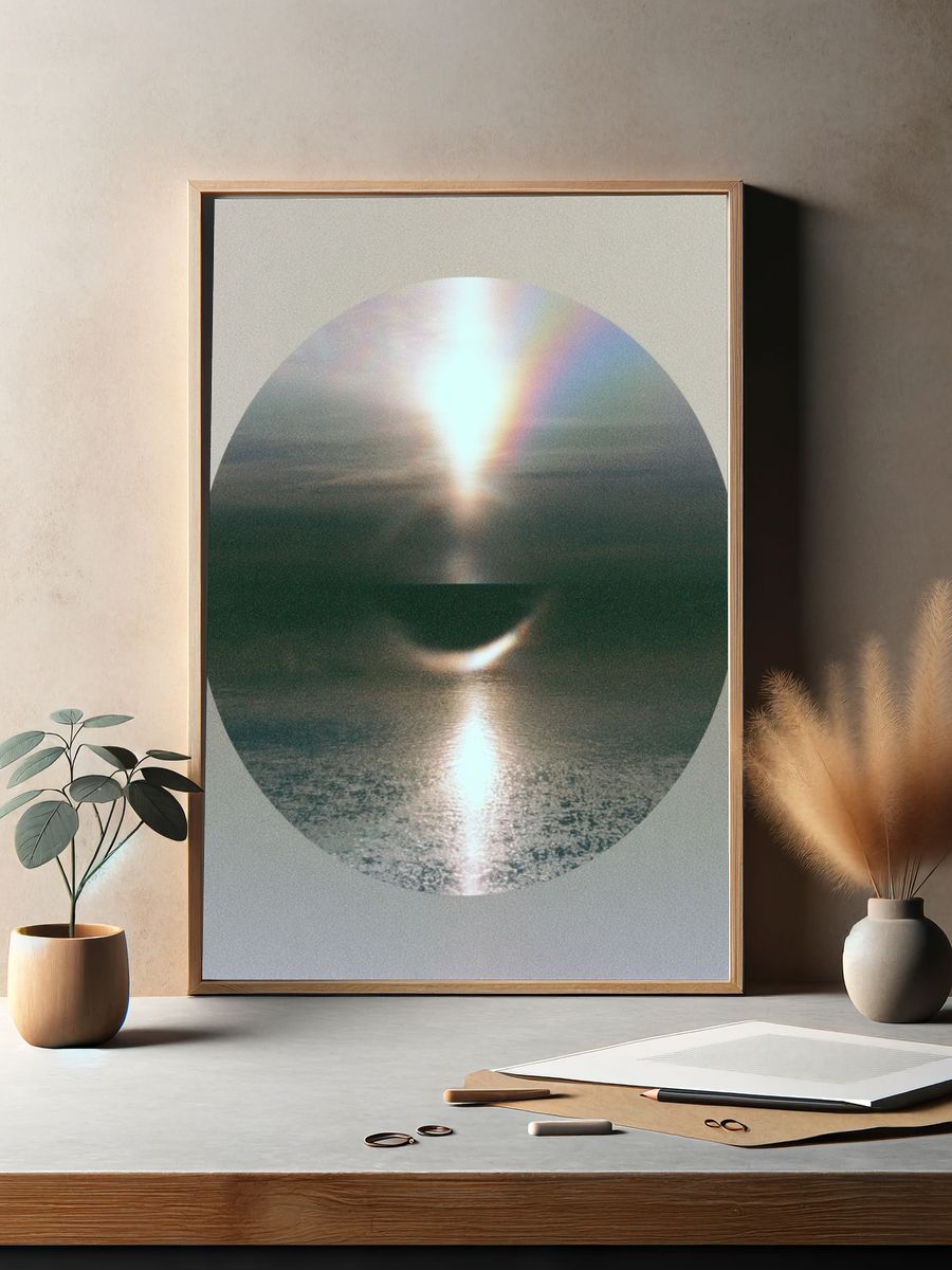 Eclipse Horizon Photography Poster. — room view 2