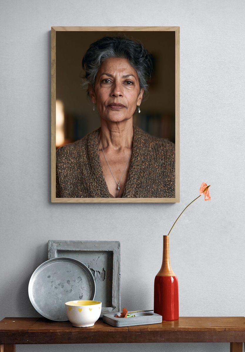 Elegant Portrait Photography Poster. — room view 3
