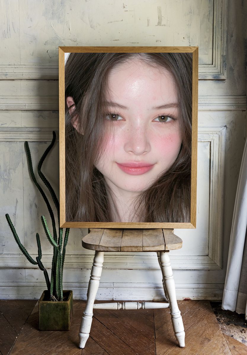 Soft Portrait Photography Poster. room preview