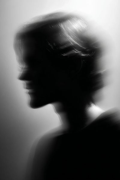 Blurred Profile Portrait Print.