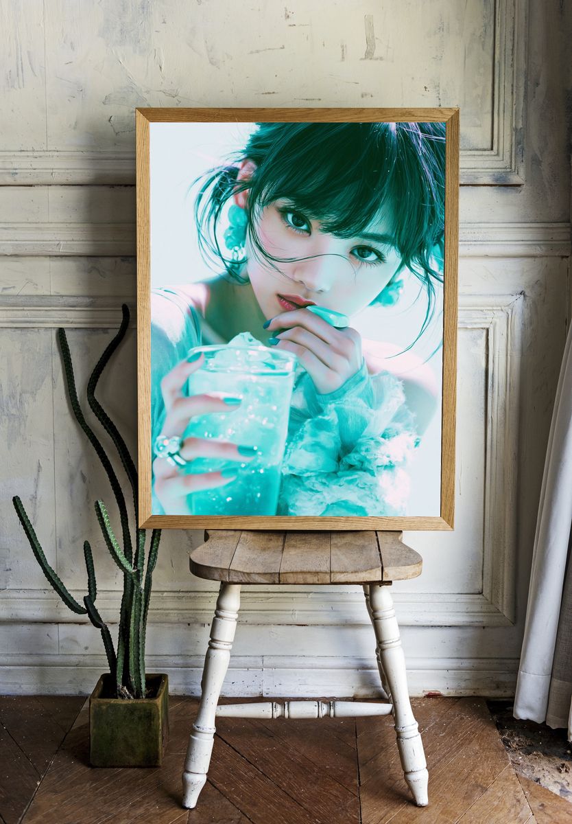 Dreamy Portrait Photography Poster. — room view 1
