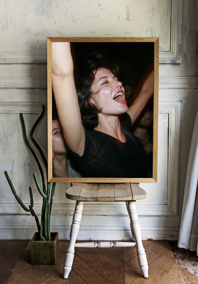 Nightclub Crowd Portrait Poster. room preview
