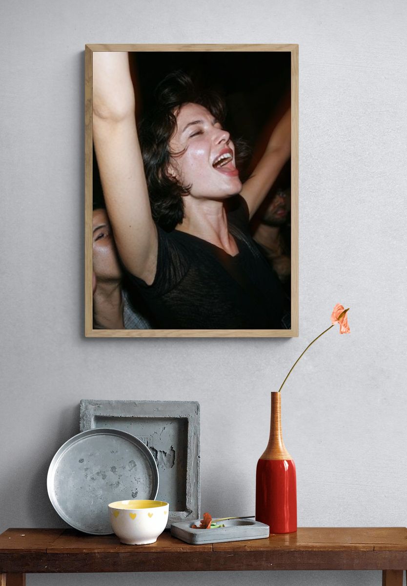 Nightclub Crowd Portrait Poster. — room view 3