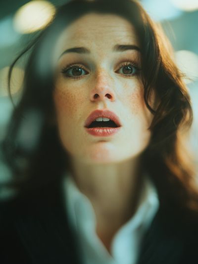 Dreamy Woman Portrait Photography Poster. poster print