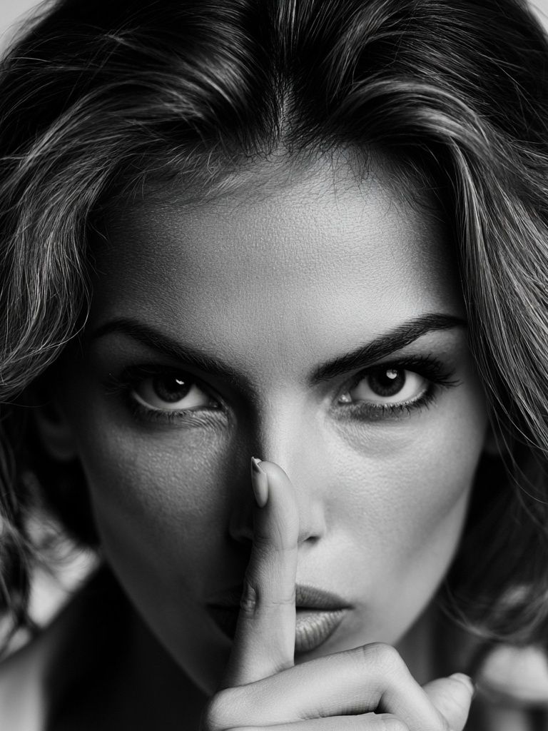 Shh Portrait Photography Poster. poster — photography art
