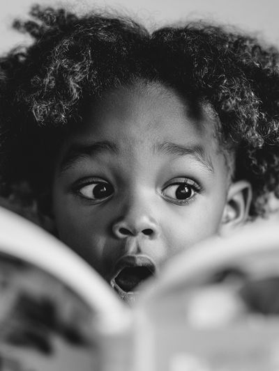 Curious Child Portrait Poster.