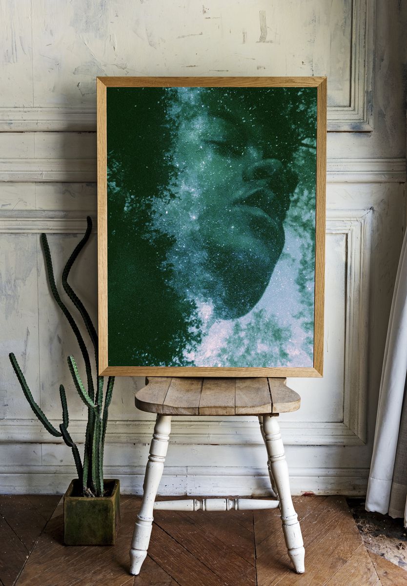 Dreamy Starfield Photography Poster. room preview