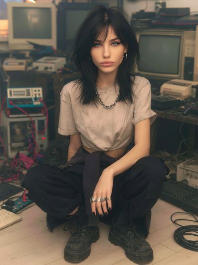 Gothic Portrait Photography Poster.