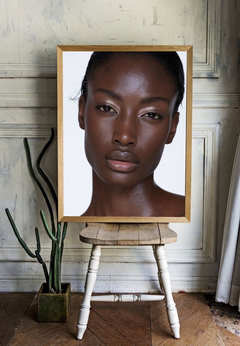 Elegant Portrait Photography Poster. — room view 1