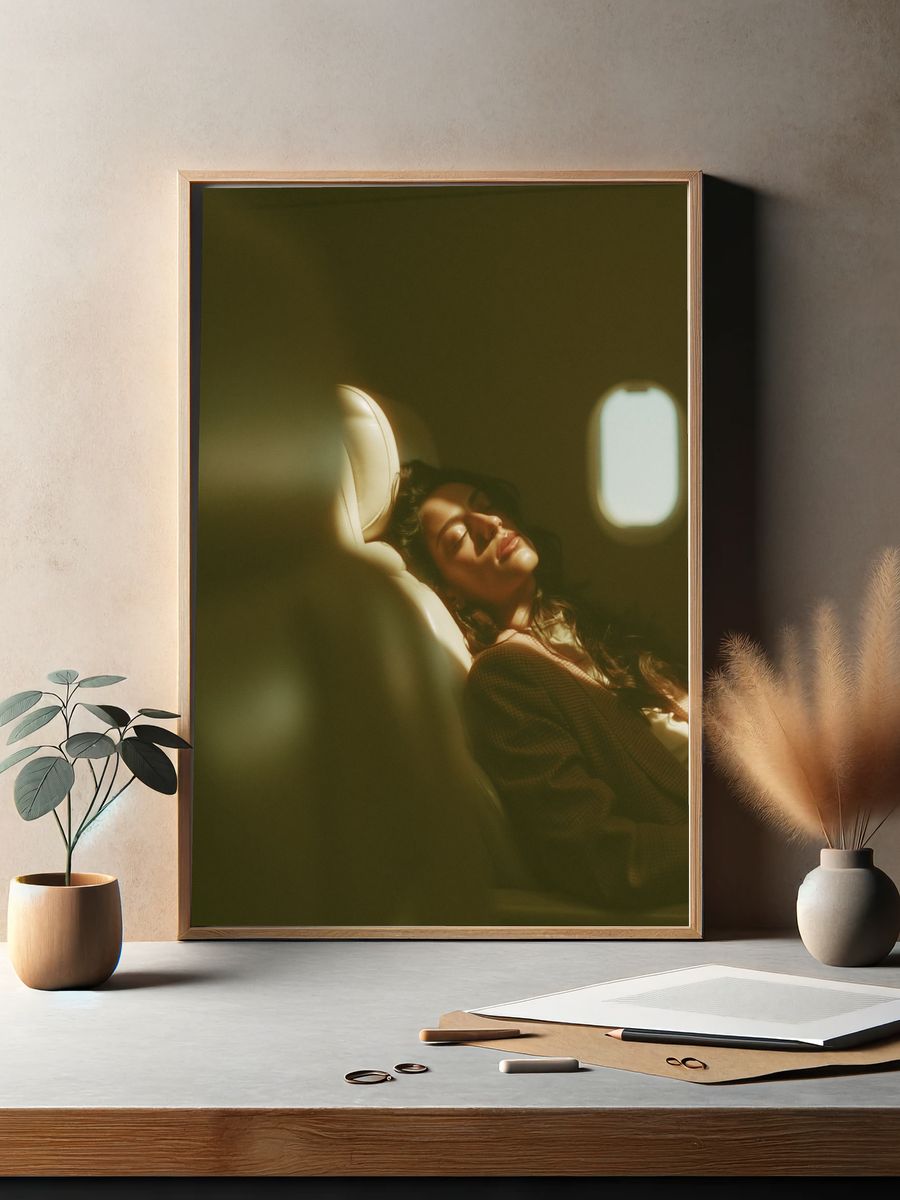 Dreamy Car Portrait Poster. — room view 2