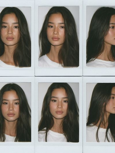 Polaroid Portrait Collage Poster.