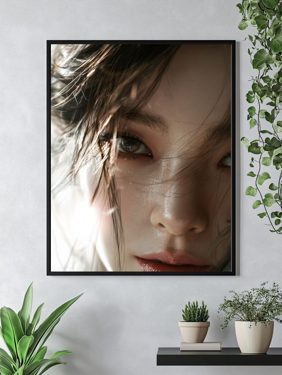 Intense Portrait Photography Poster. — room view 4