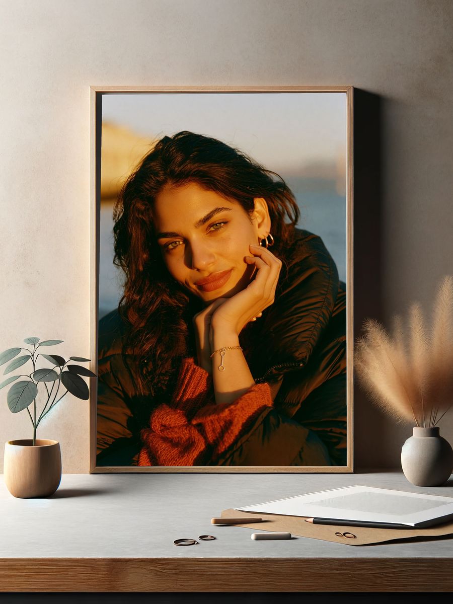 Golden Hour Portrait Photography Poster. — room view 2
