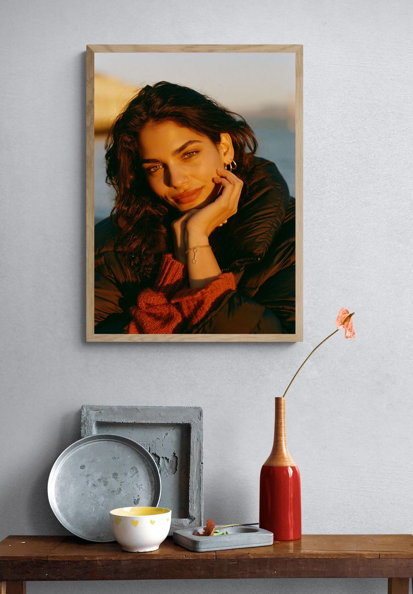 Golden Hour Portrait Photography Poster. — room view 3