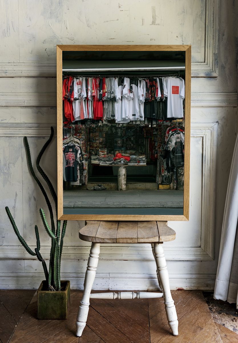 Streetwear Shopfront Photography Poster. room preview