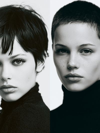 Monochrome Fashion Portrait Poster.