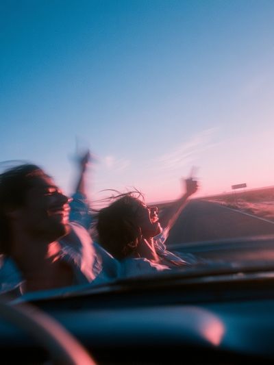 Sunset Road Trip Photography Poster. poster