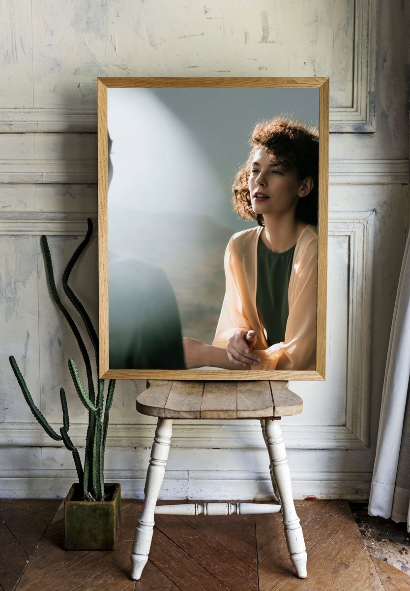 Sunlit Portrait Conversation Poster. — room view 1