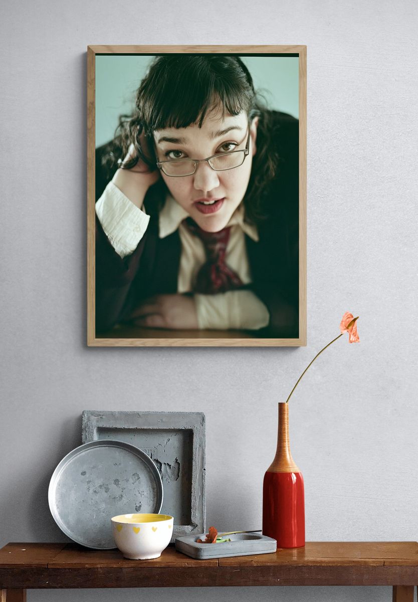 Glasses Portrait Photography Poster. — room view 3