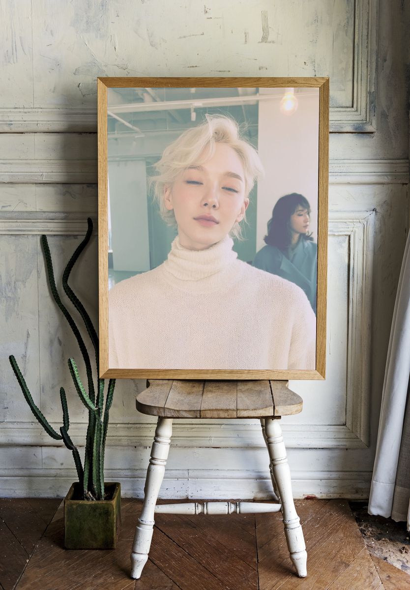 Blonde Portrait Photography Poster. room preview