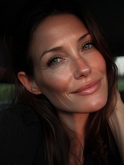 Soft Light Woman Portrait Print. poster print