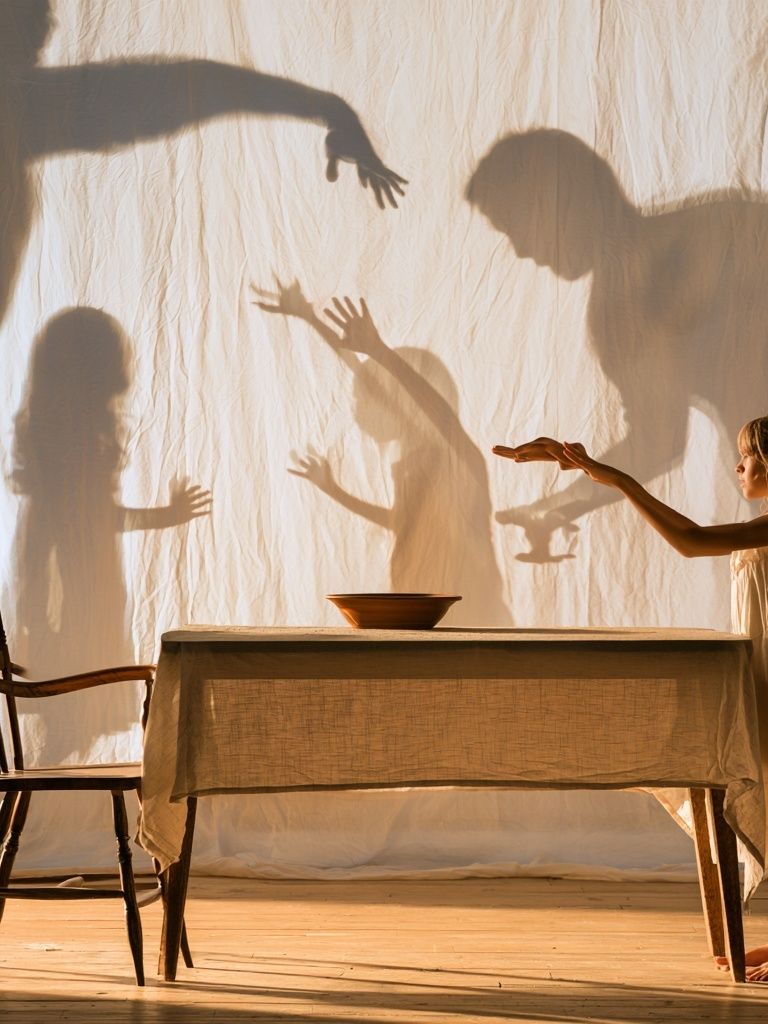 Shadow Play Interior Photography Poster. poster detail