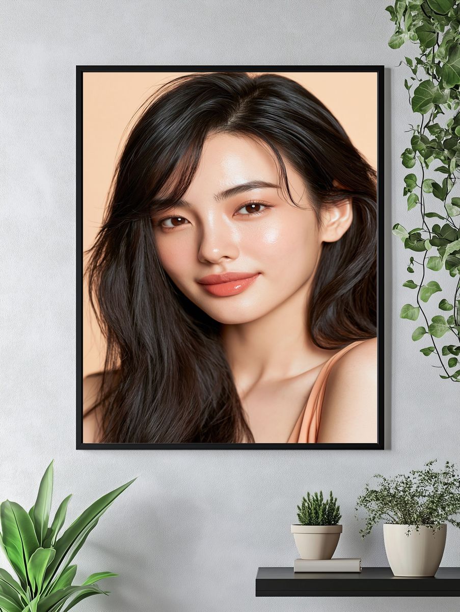Elegant Beauty Portrait Print. — room view 4