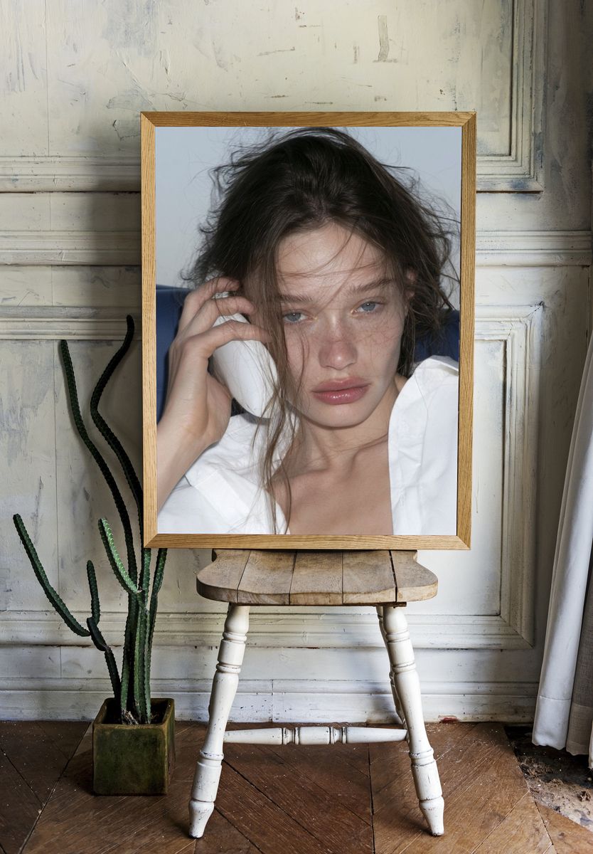 Moody Portrait Photography Poster. room preview