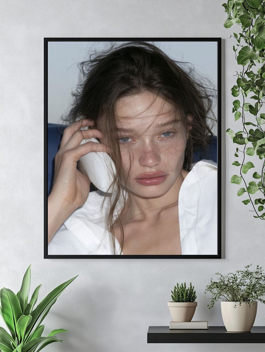 Moody Portrait Photography Poster. — room view 4