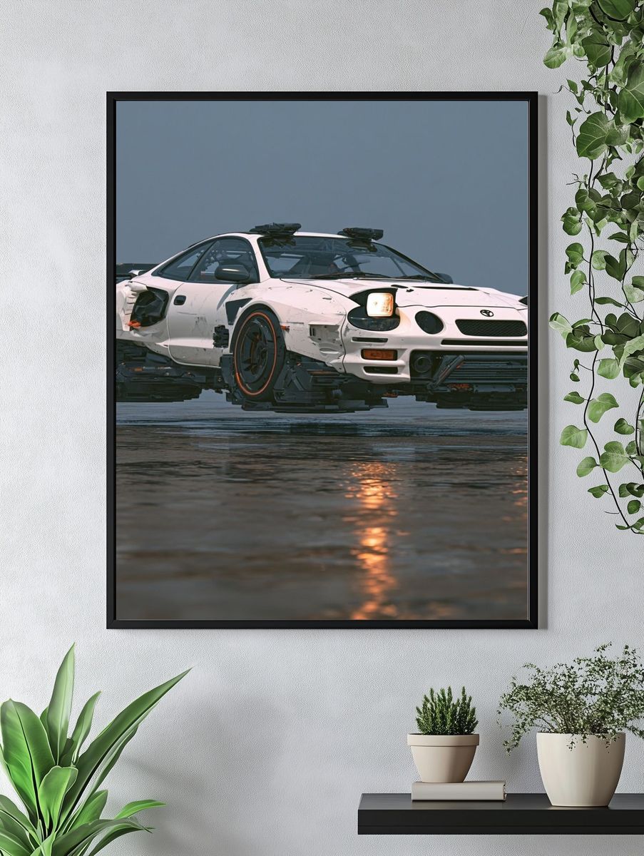Toyota Drift Car Photography Poster. — room view 4