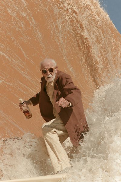 Surfer Elder Portrait Print.