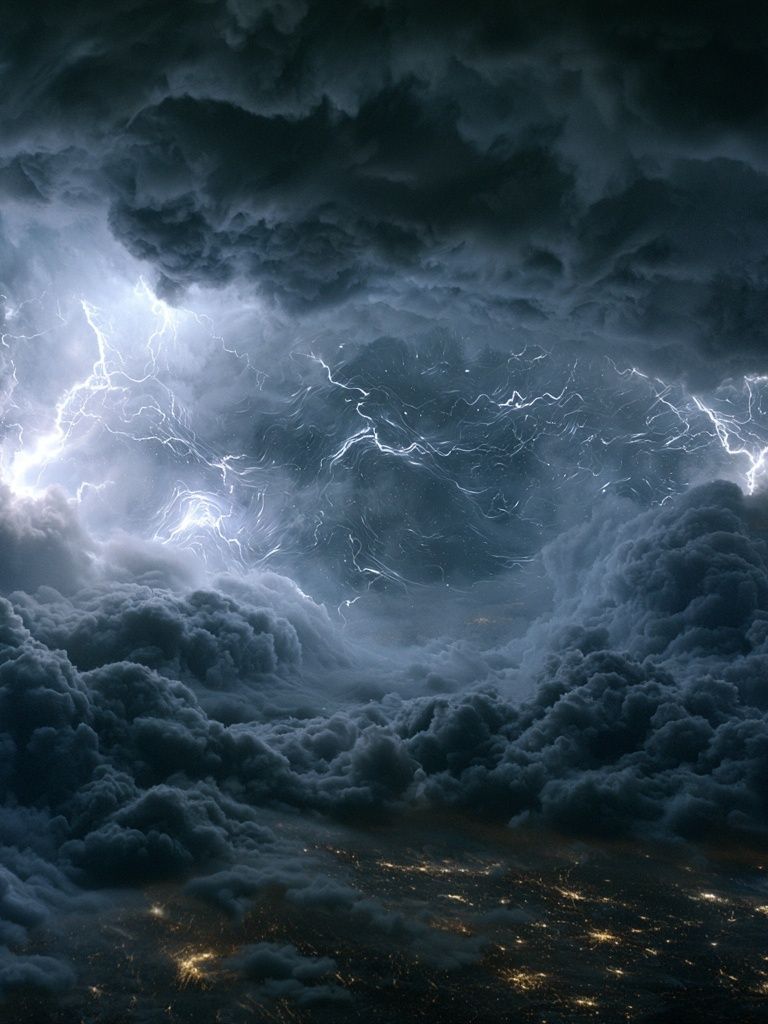 Thunderstorm Clouds — Photography Print. poster — photography art