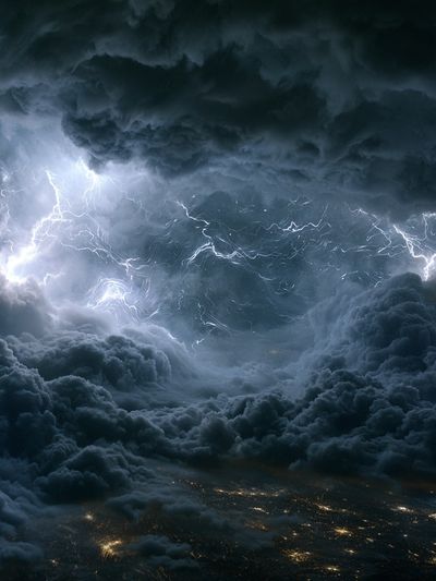 Thunderstorm Clouds — Photography Print.