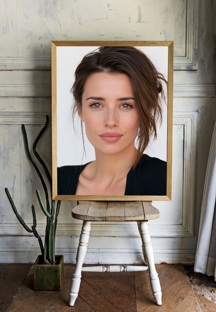 Elegant Woman Portrait Poster. room preview
