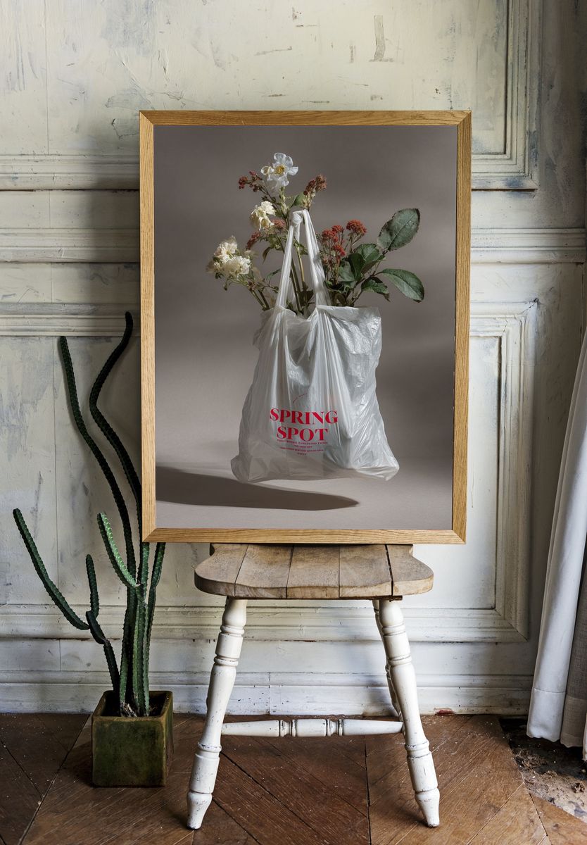 Spring Spot Still Life Poster. — room view 1