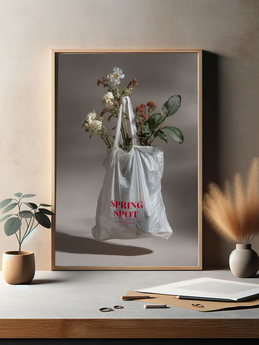 Spring Spot Still Life Poster. — room view 2