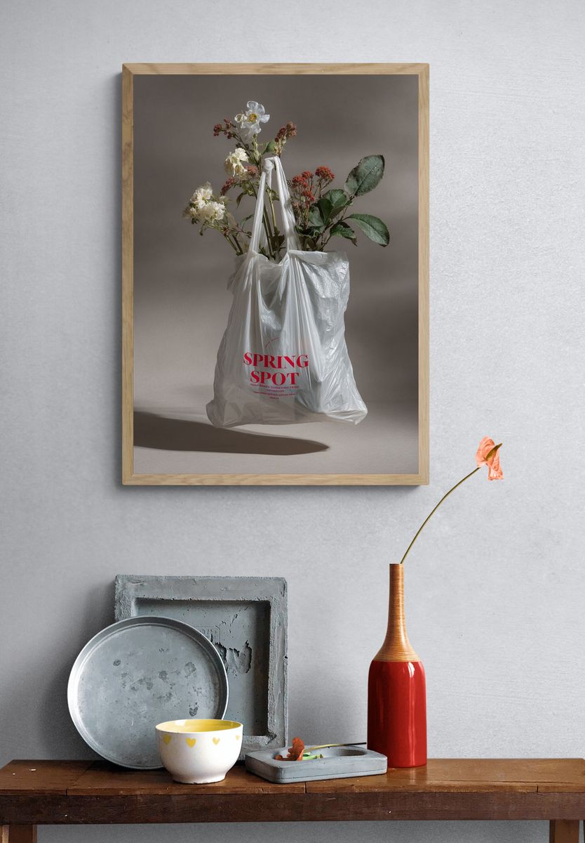 Spring Spot Still Life Poster. — room view 3
