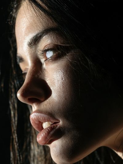 Moody Woman Portrait Print.
